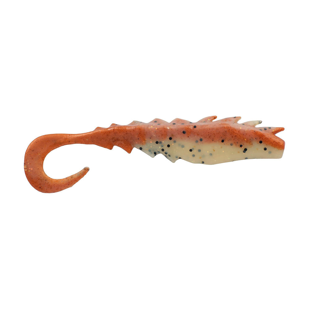 Berkley Gulp Saltwater Nemesis Prawn Curl Tail  4  New Penny 1551574