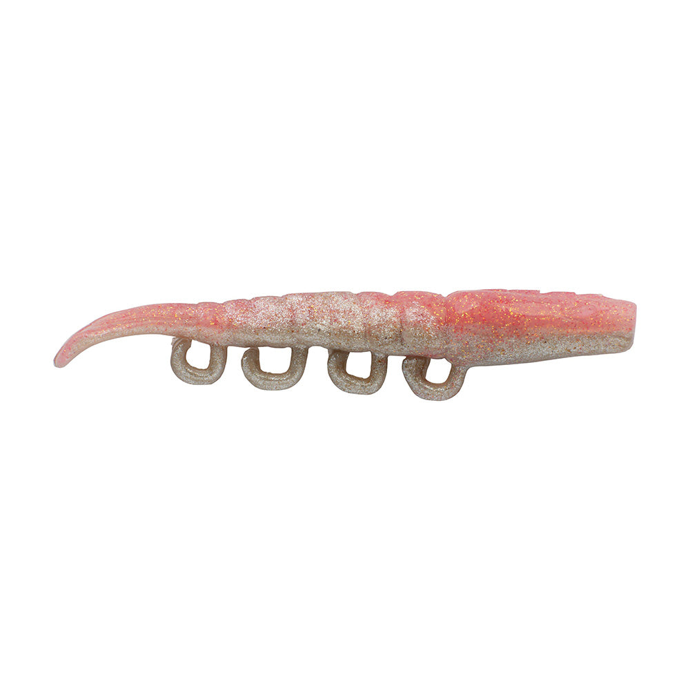 Berkley Gulp Saltwater Turbo Shrimp  4  Flamingo Chrome 1637584