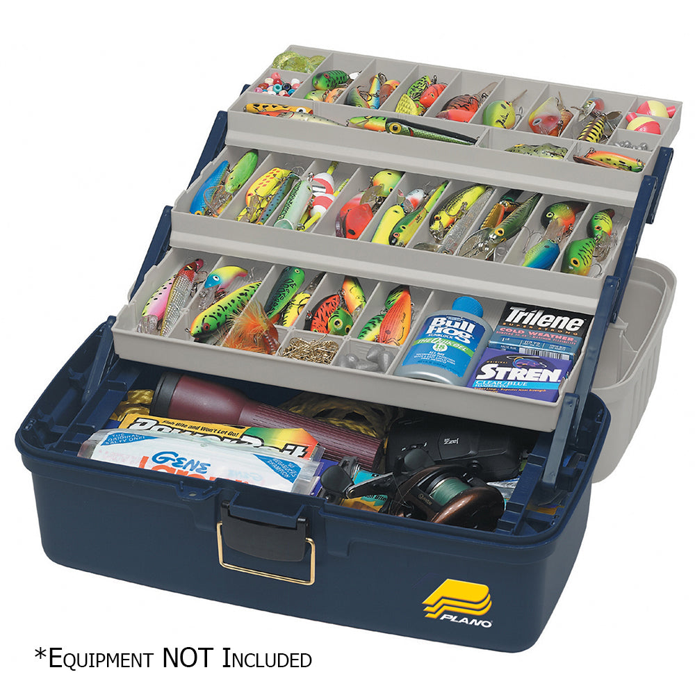 Plano ThreeTray Fixed Compartment Tackle Box  XL 613306