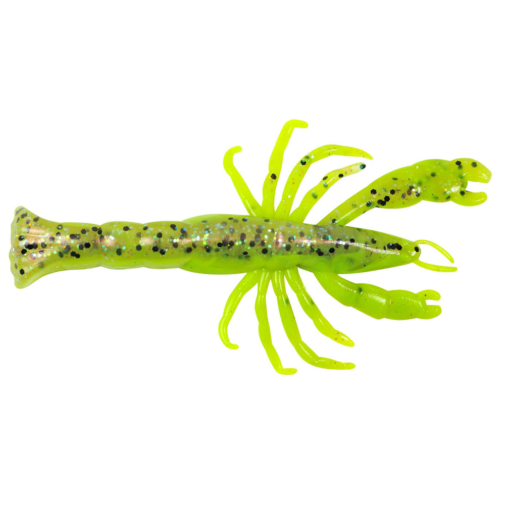 Berkley Gulp Ghost Shrimp  Chartreuse Belly Shrimp 1189202