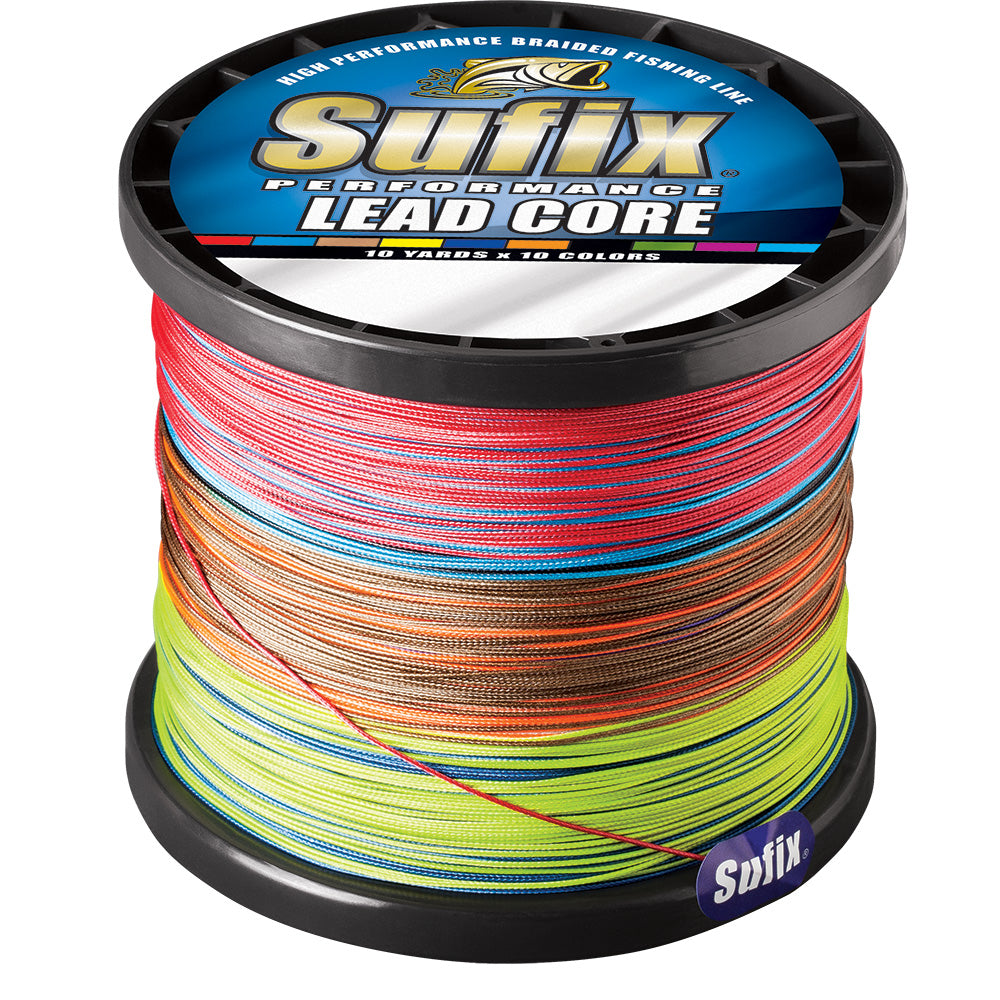 Sufix Performance Lead Core  27lb  10Color Metered  600 yds 668327MC